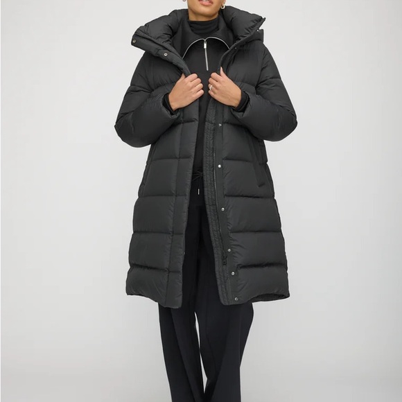 Kit and Ace Jackets & Blazers - Kit & Ace size large new Aspen Repuff Down Jacket in Black Puffer Coat